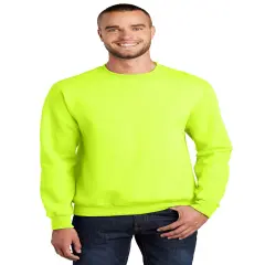 Crewneck Sweatshirts Long Sleeve For Adult | RADYAN&reg; Safety green