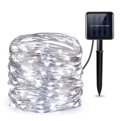 Kitcheniva Outdoor Waterproof Solar String LED Lights Christmas Decor 100 LED White