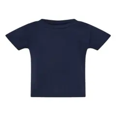 Rabbit Skins&reg; Infant Short Sleeve Cotton Jersey Tee - 3401 Navy