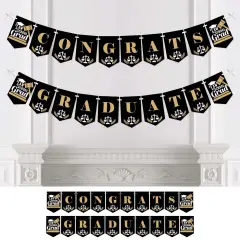 Big Dot of Happiness Law School Grad - Future Lawyer Graduation Party Bunting Banner - Party Decorations - Law School Grad