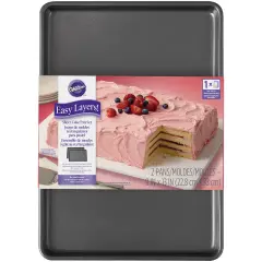 Wilton Easy Layers Cake Pans 2/Pkg-Sheet 9"X13"