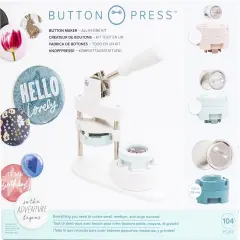 We R Button Press Bundle-104 Pieces