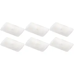 Multi-Purpose Bin Lid, Clear, Pack of 6