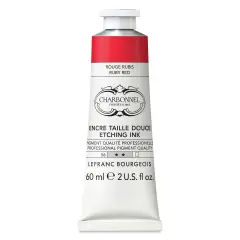 Charbonnel Etching Ink - Ruby Red, 60 ml