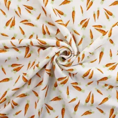 Easter Carrot Treats Bullet Fabric 1 yard
