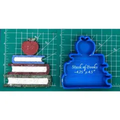 Stack of Books Silicone Freshie Mold