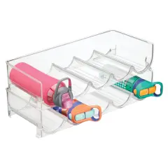 mDesign Water Bottle / Wine Rack Storage Organizer