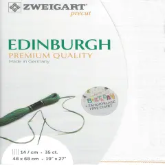 Precut Zweigart Edinburgh 36 count Antique White