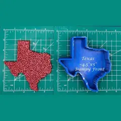Texas - Bumpy Front - Silicone Freshie Mold