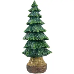 Northlight Glittered Pine Tree Christmas Decoration - 6.5" Green