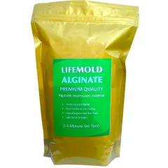 LifeMold Alginate Molding Powder for Hand Casting, Life Casting, Baby Molding Kit, Couples Casting - Non-Toxic Casting - 1lb (454g)