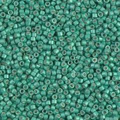 Miyuki Delica Bead 11/0 - DB1182 - Galvanized Semi-Frosted Dark Mint