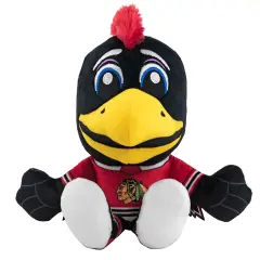 Bleacher Creatures Chicago Blackhawks Tommyhawk 8" Kuricha Mascot Sitting Plush