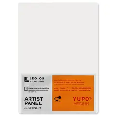 Yupo Pre-Mounted Aluminum Artist Panel 5"X7"-For Dry Media