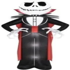 18' Gemmy Airblown Inflatable Halloween COLOSSAL Nightmare Before Christmas Jack Skellington Pumpkin King Yard Decoration 554828