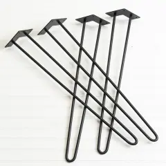 28" Metal Hairpin style legs (set of 4)