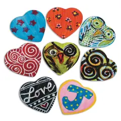 Heartfelt Magnets Craft Kit (Pack of 36)