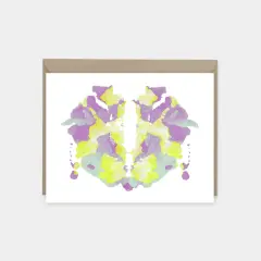 Rorschach India Ink Card VII