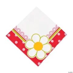 16 Piece(s) : Berry 1st Birthday Daisy Luncheon Napkins