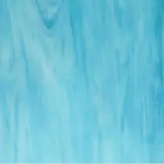 Wissmach COE 96-21 White Deep Sky Blue tr., Prisma Fusible Glass Sheet