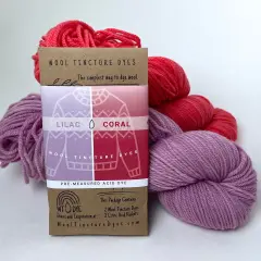 Wool Tincture Dye Color Pack Pairings Lilac-coral