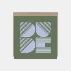 DUDE Father's Day Card, Modern Father's