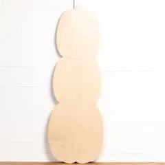 57" Stacked Pumpkins Porch Sign