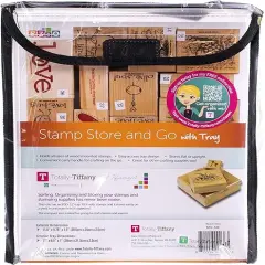 Totally Tiffany Single-Sided Stamp Store and Go Bag 9.5" x 11.5" x 1"