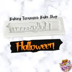 Halloween BannerSilicone Mold