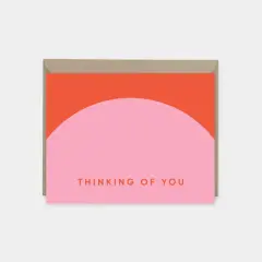 Geo Thinking of You Card VI, Colorful