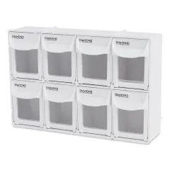 Diamond Storage Solutions - 8 Tip Out Bins, Half Width