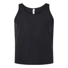 BELLA + CANVAS&reg; Heather CVC Crew Neck Tank Top - 3480CVC Solid Black Blend