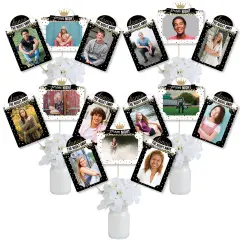 Big Dot of Happiness Prom - Prom Night Party Picture Centerpiece Sticks - Photo Table Toppers - 15 Pieces