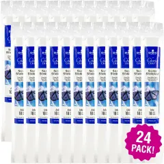 Multipack of 24 - Charles Craft Silver Label Aida 18 Count 15"X18" Soft Tube-White