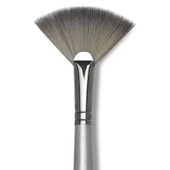 Robert Simmons Titanium Brush, Long Handle, Fan, 6