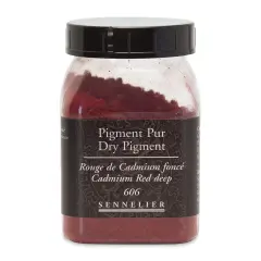 Sennelier Dry Pigment - Cadmium Red Deep, 120 g jar