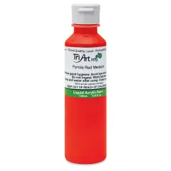 Tri-Art Liquid Artist Acrylics - Pyrrole Red Medium, 120 ml bottle