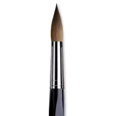 Da Vinci Maestro Kolinsky Brush - Long Tapered Round, Short Handle, Size 24