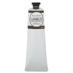 Gamblin Artist's Oil Color - Raw Umber, 150 ml tube
