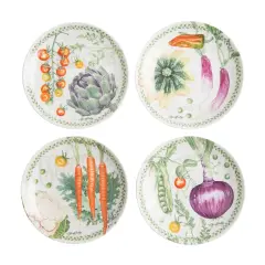 Vegetable Garden Plates Set of 4