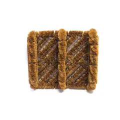 Estate Boot and Shoe Scraper Natural Coconut Fiber and Wire Brush Cleaner