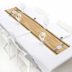 Big Dot of Happiness Bump, Set, Spike - Volleyball - Petite Baby Shower or Birthday Party Paper Table Runner - 12 x 60 inches