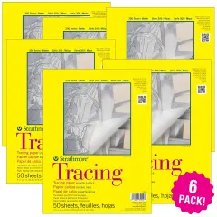 Multipack of 6 - Strathmore Tracing Paper Pad 9"X12"-50 Sheets