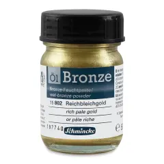 Schmincke Oil Bronze - Rich Pale Gold, 50 ml bottle