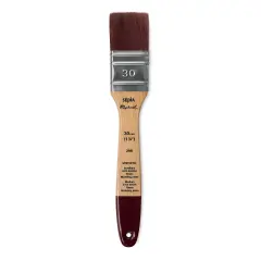 Raphael Sepia Flat Brush - Mixed Media Flat, Size 30