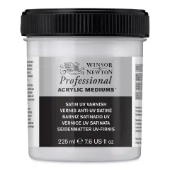 Winsor & Newton Artists' Acrylic UV Varnish - Satin, 237 ml jar