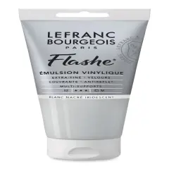 Lefranc & Bourgeois Flashe Vinyl Paint -Iridescent Pearl White, 80 ml