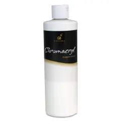 Chromacryl Students' Acrylics - White, 16 oz bottle