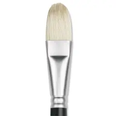 Winsor & Newton Artists' Oil Brush - Filbert, Long Handle, Size 12