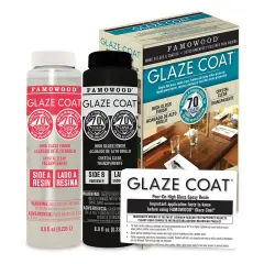 Famowood Glaze Coat - Clear Epoxy Kit, Pint